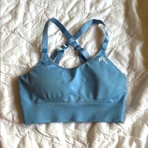 Oner Active Classic Seamless Blue Marl Sports Bra